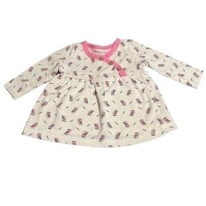 Emporio Baby Owl Longsleeve Shirt/ dress 0-3 months